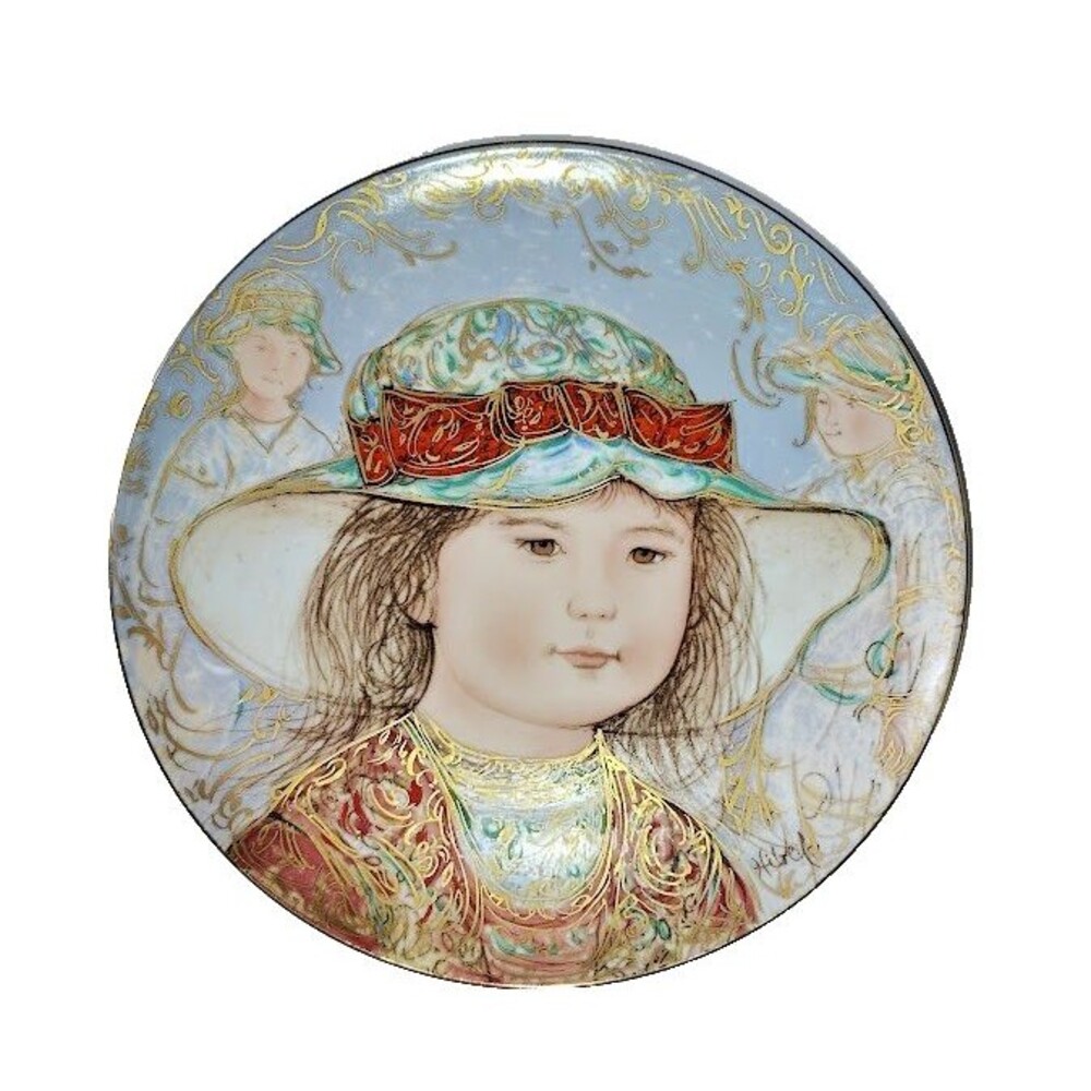 Edna Hibel A Tribute To All Children Wendy Collector Plate 1984